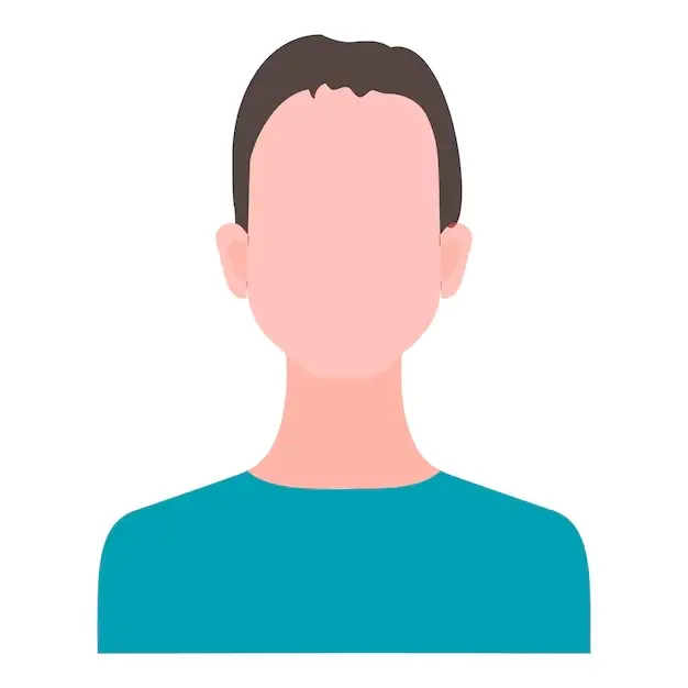 Visage homme style plat 90220 2877